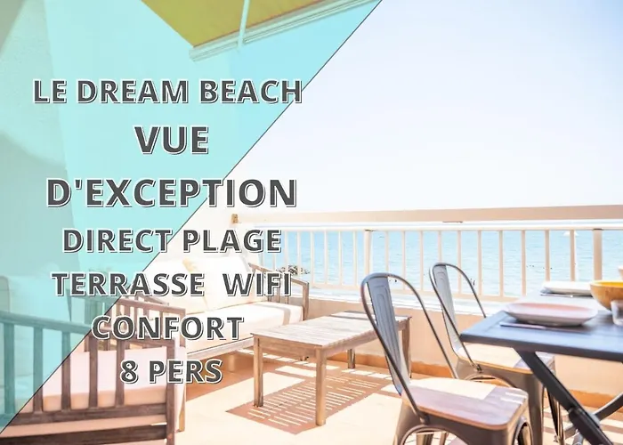 Le Dream Beach-Terrasse-Vue Mer D\'Exception-Wifi-Parking - Top Pros Servicesconciergerie